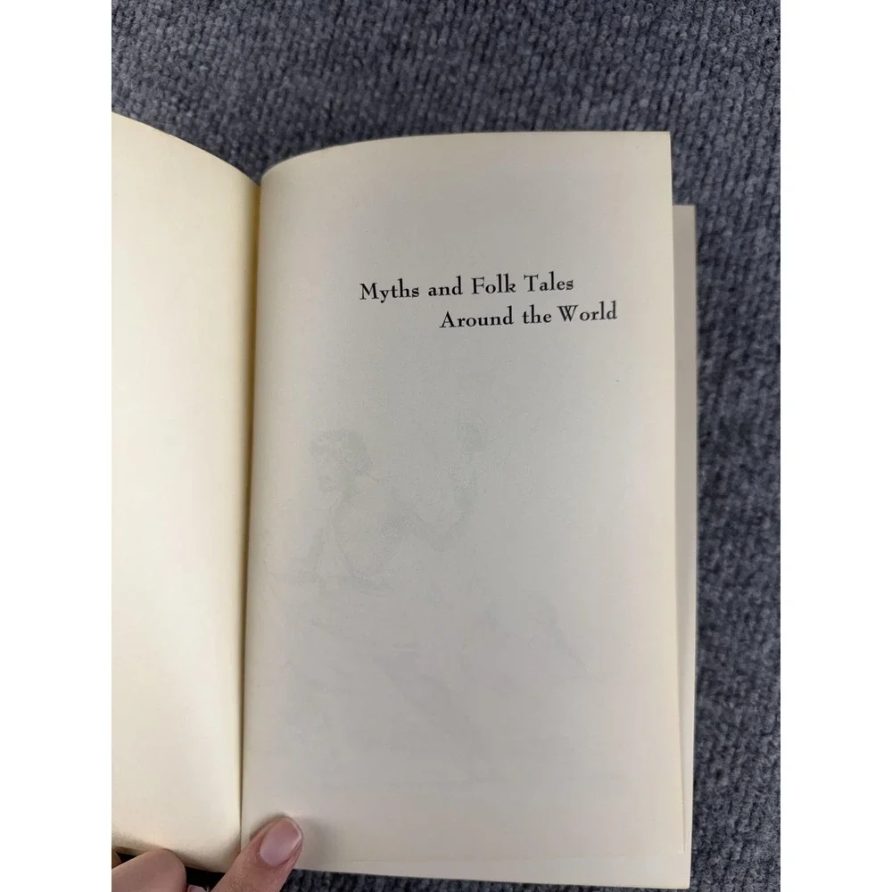 Vintage Myths And Folk Tales Around The World Potter‎ Robinson Green HC USA